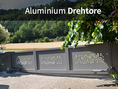 Aluminium Drehtore