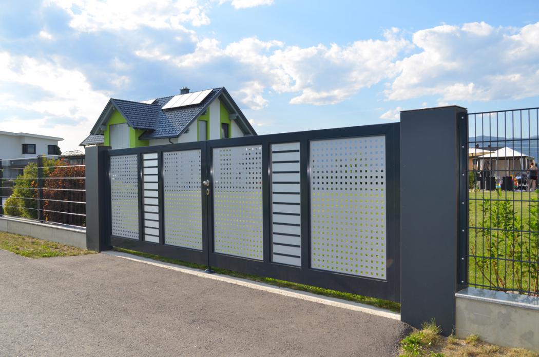 Aluminium Drehtor